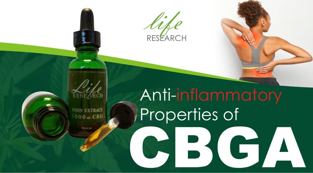 Anti-Inflammatory Properties of CBGA